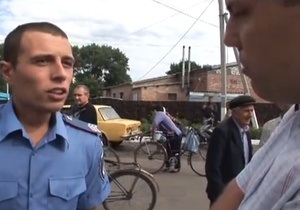В Полтавской области милиция запретила снимать журналистам СТБ