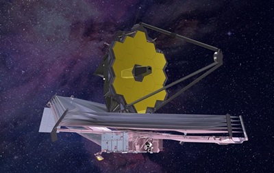 James Webb telescope unrolls a huge golden mirror in space