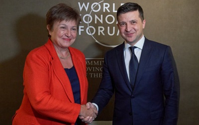 Зеленський обговорив фінансову допомогу Україні з главою МВФ