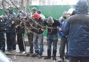 В центре Киева перекрывали дорогу, протестуя против скандальной стройки на улице Пирогова