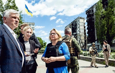 Міністр розвитку ФРН відвідала Бородянку