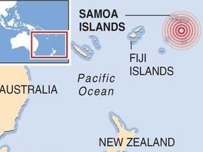 Цунами на островах Самоа в Тихом океане привело к гибели 19 человек