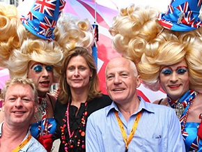 Супруга Гордона Брауна приняла участие в лондонском гей-параде