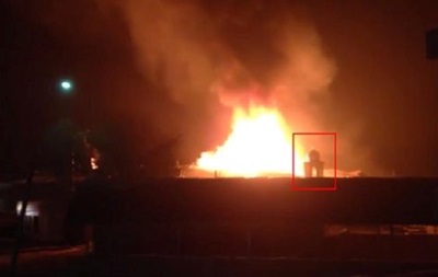 Разоблачен фейк РФ о  пожаре  в киевском  Пункте несокрушимости 