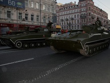 Завтра в Киеве из-за танков ограничат движение транспорта