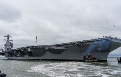 The largest US aircraft carrier in the world has arrived in Norway