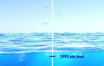 У NASA показали підйом рівня моря за 30 років