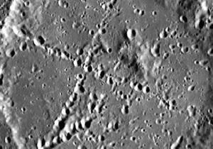 Зонд Мессенджер обнаружил на Меркурии гигантский крест