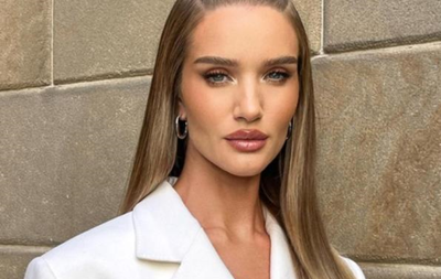 Model Rosie Huntington-Whiteley showed a rare photo of her daughter