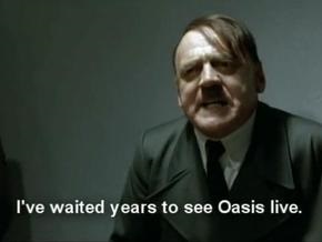 В видеоролике на YouTube Гитлер комментирует распад Oasis