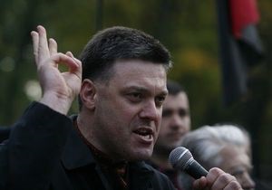 Тягнибок обвинил во львовских провокациях  режим Януковича 