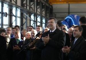 В связи с приездом Януковича работникам сумского завода запретили приносить яйца