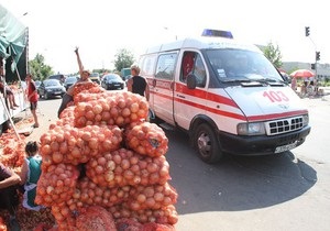 Из-за стихийной торговли на Троещине автомобили скорой опаздывают на вызовы - СМИ