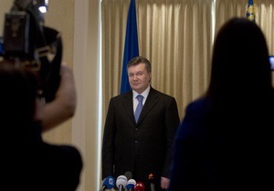 Янукович назвал политику властей по улучшению инвестиционного климата эффективной