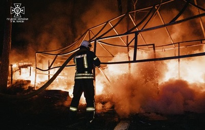 В Киеве ликвидировали пожар на Гидропарке