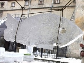В воскресенье киевлянам покажут скульптуры изо льда
