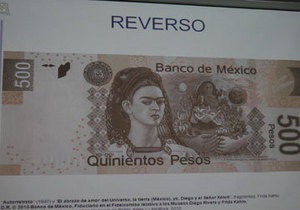 Банк Мексики выпустил банкноту с Фридой Кало и Диего Риверой