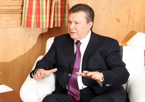 Янукович ждет от Shell эффективных действий по разведке и добыче сланцевого газа в Украине