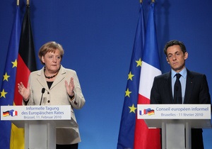Меркель и Саркози пообещали Греции политическую поддержку