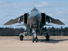 В Ливии разбился истребитель МиГ-23 во время выставочных полетов