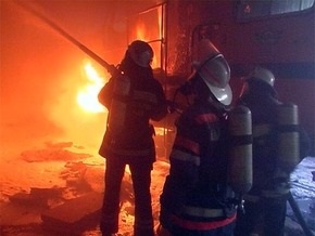 На Печерском рынке Киева произошел пожар
