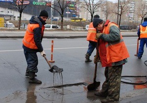 Киевляне смогут следить за ремонтом дорог онлайн