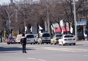 Автомобильный марш протеста не пустили в Днепропетровск