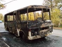 В Запорожье в автобусе сгорели четверо пассажиров