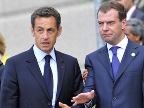 Медведев сообщил Саркози о новой геополитической ситуации на Кавказе