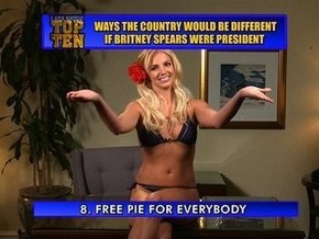 Бритни Спирс в бикини обнародовала свою президентскую программу