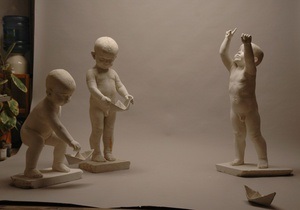 В киевском ботсаду появятся скульптуры детей из мрамора