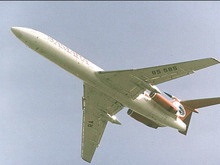 Над Петербургом пассажирский самолет Ту-154 готовится к аварийной посадке