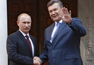 Янукович - день рождения Януковича - Путин - Без работы не обошлось. Путин поздравил Януковича с днем рождения