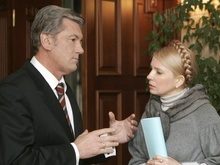Тимошенко предупреждает: Народ может показать Ющенко красную карточку