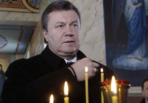 Янукович отпразднует Рождество в Почаевской Лавре