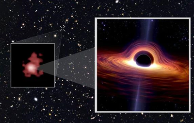 Телескоп James Webb виявив найстарішу з відомих чорних дір