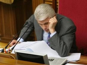 Литвин: Избирательное законодательство будет лататься до конца первого тура выборов
