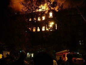 МЧС: Повторного возгорания в доме Руссова в Одессе не было
