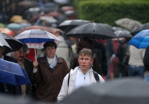 Завтра по всей Украине ожидаются дожди