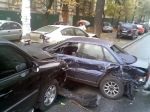 Масштабное ДТП в Киеве: столкнулись семь автомобилей