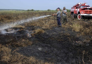 В Запорожской области огонь уничтожил почти 30 гектаров пшеницы