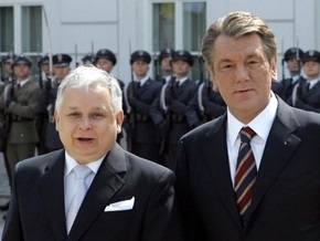 Качиньский пригласил Ющенко в Польшу