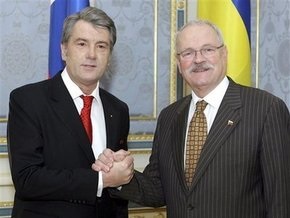 Ющенко считает действия России вызовом для Украины и Европы