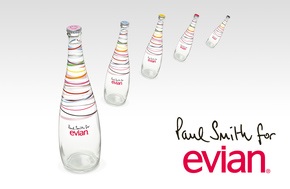 Casual от Пола Смита в новом дизайне бутылки Evian