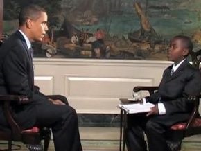 Обама дал интервью 11-летнему школьнику