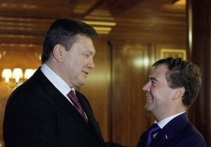 Янукович до конца года намерен еще не раз встретиться с Медведевым