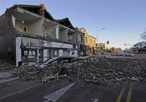 В новозеландском городе, разрушенном землетрясением, продлен режим ЧП