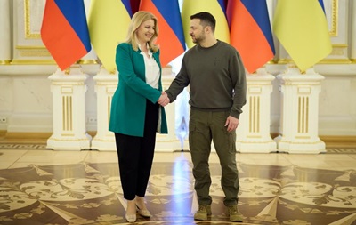 Зеленський зустрівся з президентом Словаччини