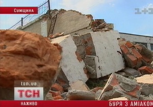 В Сумской области во время урагана произошла утечка аммиака на мясокомбинате