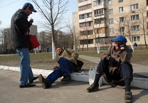 В Кременчуге бездомные подожгли пункт обогрева